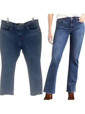 LEVI’S Classic Bootcut Jeans Stretch Mid-Rise Blue Denim Size 34